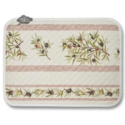 Clos Des Oliviers Cream Cotton Quilted Placemats