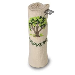 Provence Olive Tree Cream Waffle-Weave Kitchen Towel By Coton Blanc