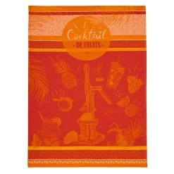 Fruit Cocktail French Jacquard Cotton Dish Towel By Coucke