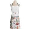 Christmas Forest (Foret De Noel) French Cotton Kitchen Apron By Coucke