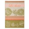 Cabbage (Choux) French Jacquard Dish Towel By Coucke