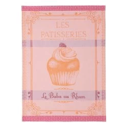 Rum Baba French Jacquard Cotton Dish Towel By Coucke