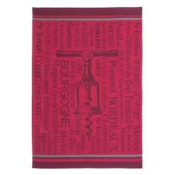 Corkscrew (Tire Bouchons) French Jacquard Dish Towel By Coucke