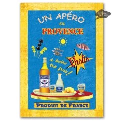 Provence Apero French Cotton Kitchen Towel By L'Ensoleillade