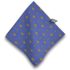 Grapes Blue Provence Cotton Napkin By Le Cluny