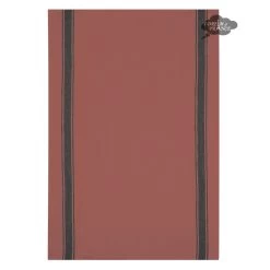 Olbia Rosewood French Linen Kitchen Towel By Harmony