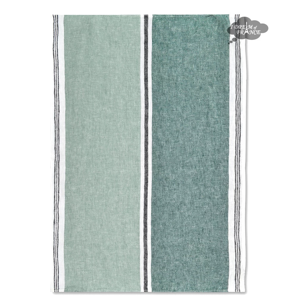 Trevise Celadon French Linen Kitchen Towel By Harmony