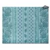 Lisa Turquoise Acrylic-Coated Cotton Reversible Placemat By Le Cluny