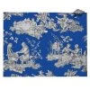 Villandry Blue French Toile Acrylic-Coated Cotton Reversible Placemat By Le Cluny