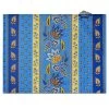 Lisa Blue Acrylic-Coated Cotton Reversible Placemat By Le Cluny