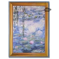 Monet Nympheas Water Lilies French Kitchen Towel By Marat D'Avignon