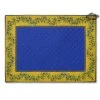 Calisson Blue French Quilted Cotton Placemat By Tissus Toselli