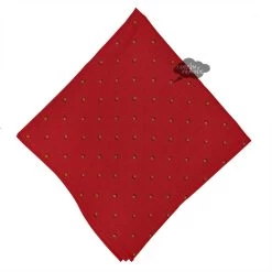 Calisson Red Provence Cotton Napkin By Tissus Toselli