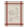 Bresse Rooster French Jacquard Dish Towel By Tissus Toselli