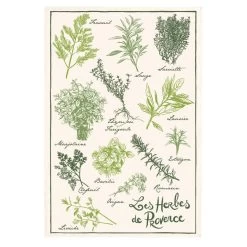 Herbes De Provence (Provence Herbs) Cotton Tea Towel By Winkler Torchons Et Bouchons